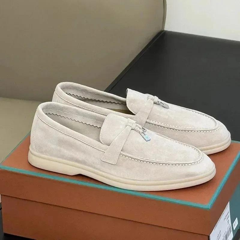 Chaussures Vintage décontractées à la mode, mocassins à talons plats pour femmes, chaussures plates 