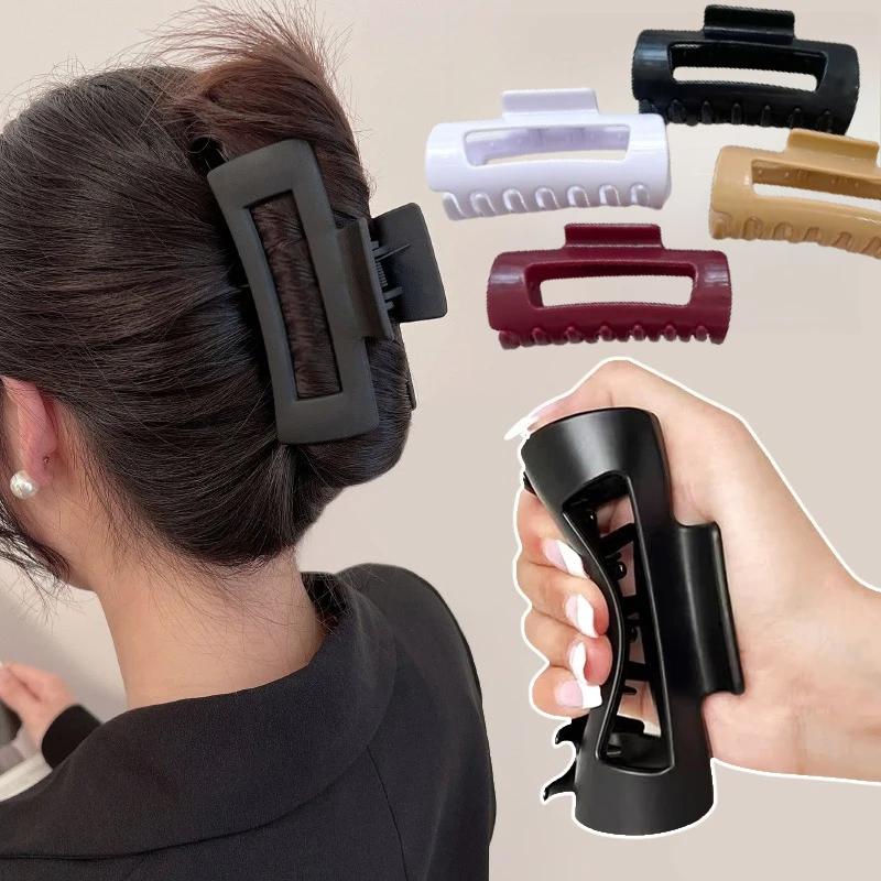 Pinces à cheveux flexibles en silicone, grande pince à griffes pliable antidérapante |   Pinces à ch