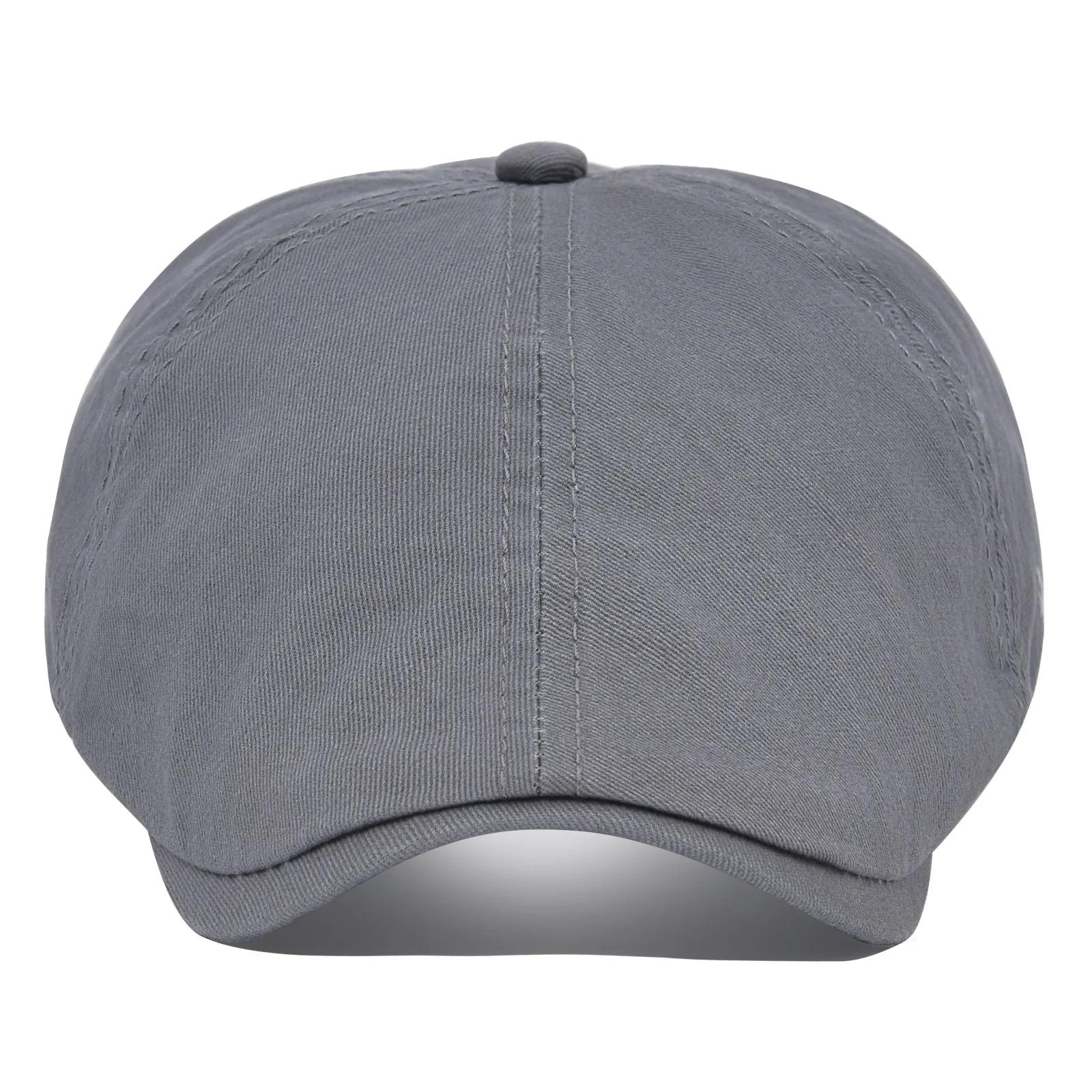 Casquette plate en coton pour homme VOBOOM, style newsboy, cabbie, Gatsby, Ivy, Irish, 6 panneaux, a