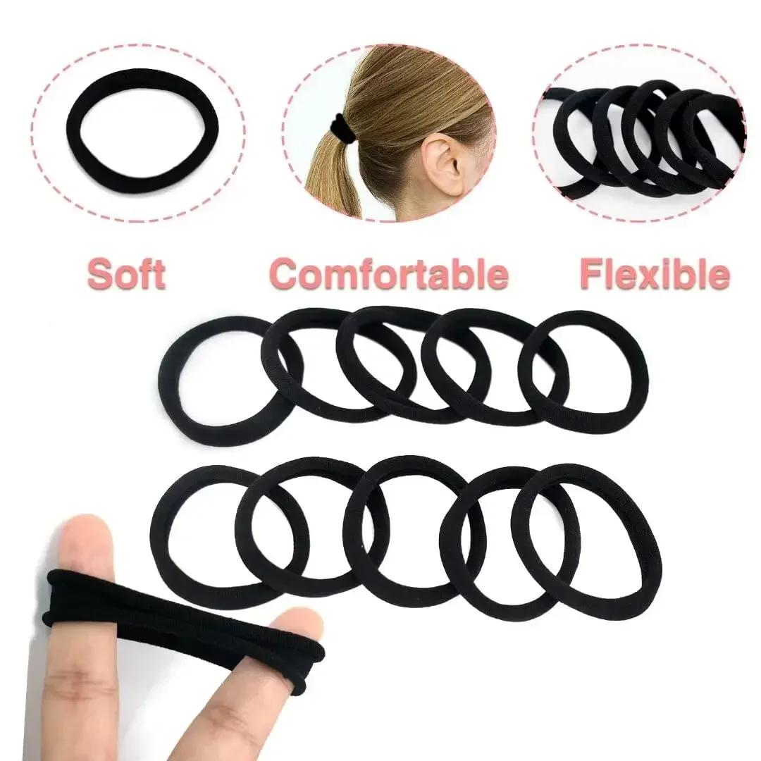 30-200 pièces accessoires de cheveux pour femmes fille bandes de cheveux de base bandeau cordes de c