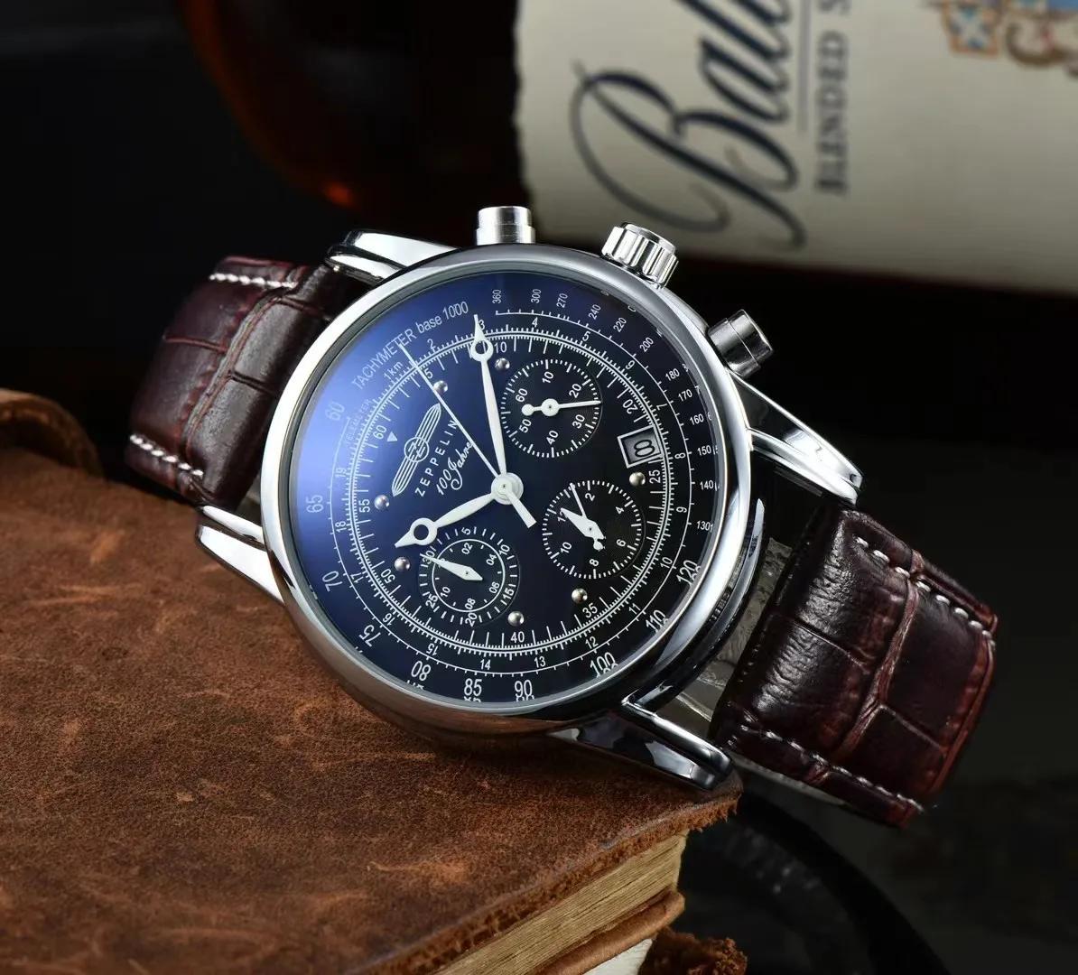 Nouveau Zeppelin Version dirigeable montre commémorative pour hommes rétro affaires loisirs montre p