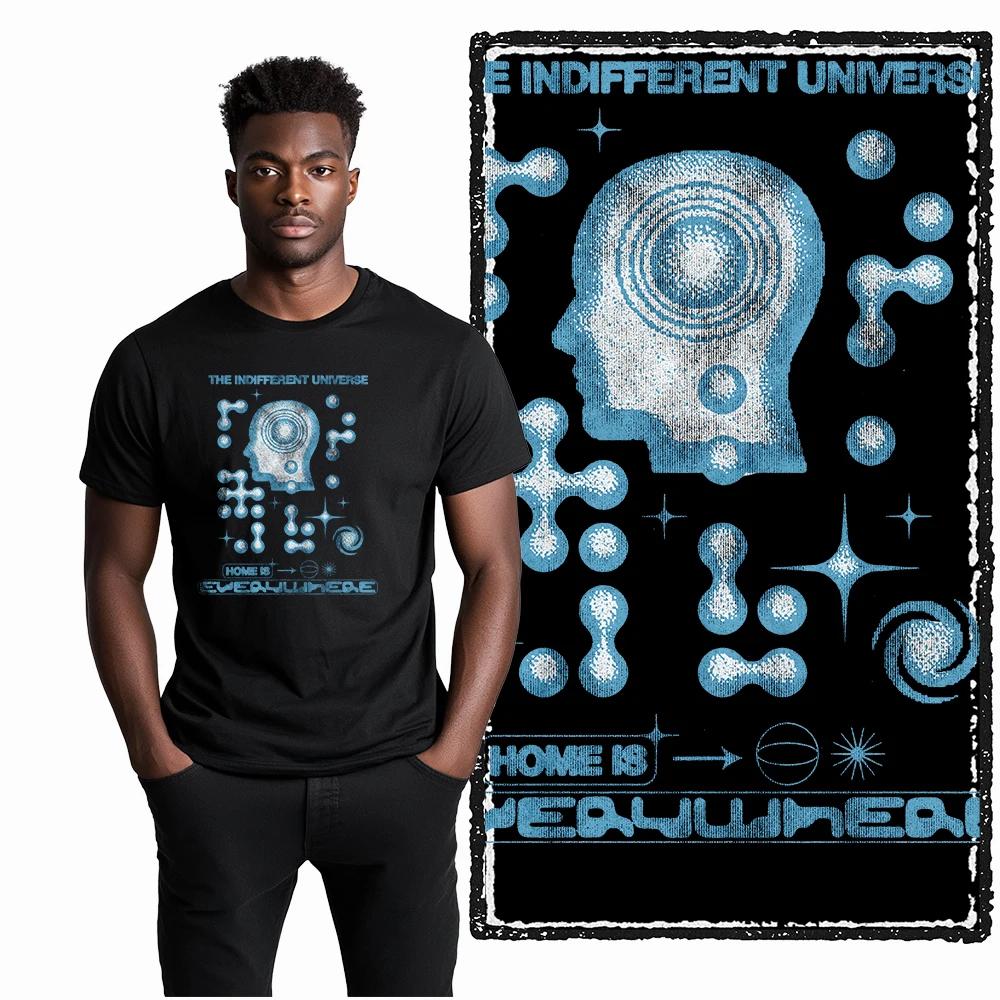 Coolmind ZF008-T-shirt 100% Coton pour Homme, Vêtement de Grande Taille, Graphique Exclusif, Cool, d