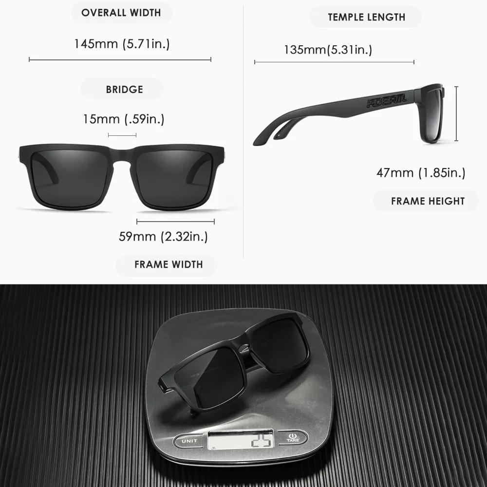 2025 Kdeam lunettes de soleil polarisées de haute qualité pour femmes hommes mode unisexe marque pop