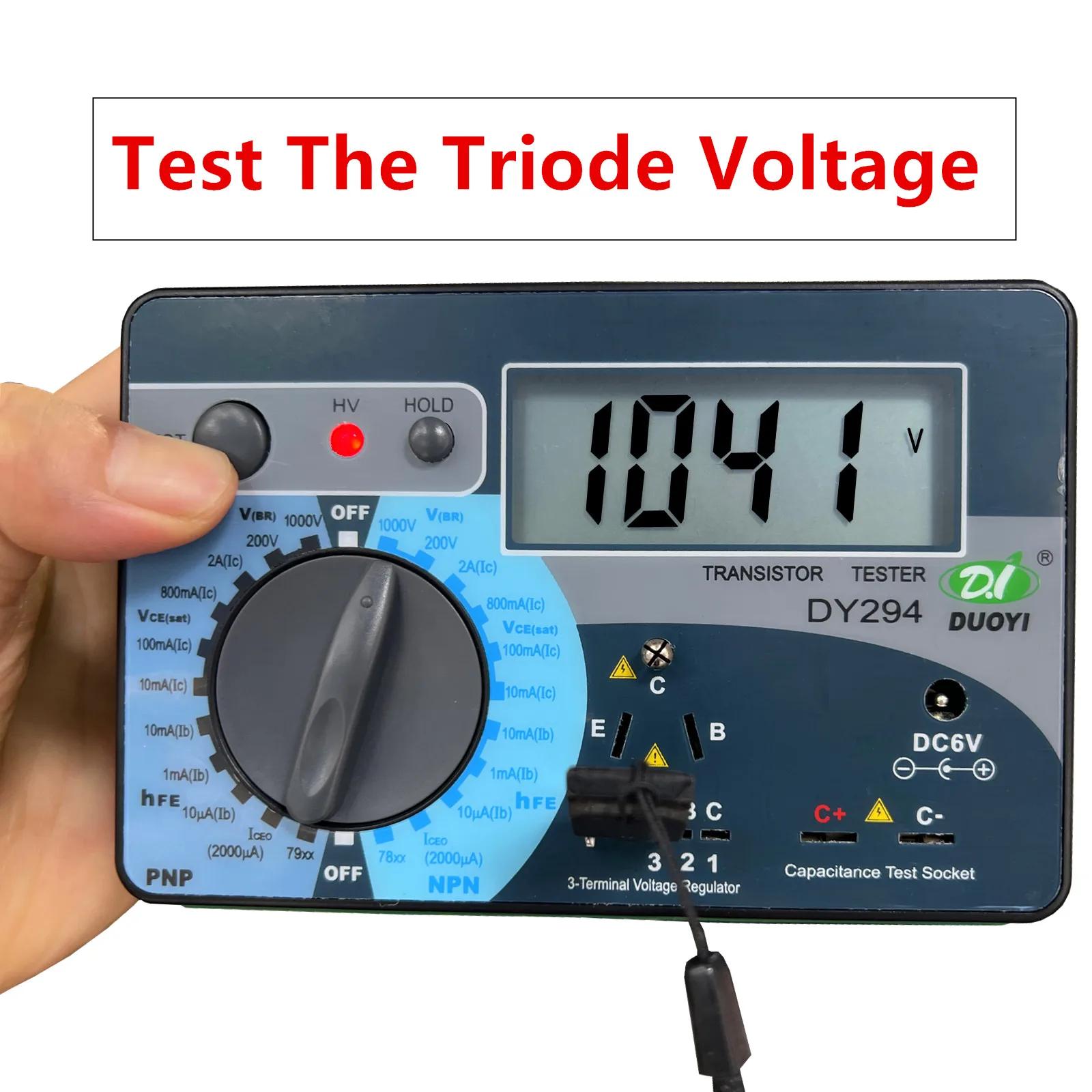 Analyseur de transistor numérique multifonction, testeur, semi-conducteur, diode, triode, barrage, t