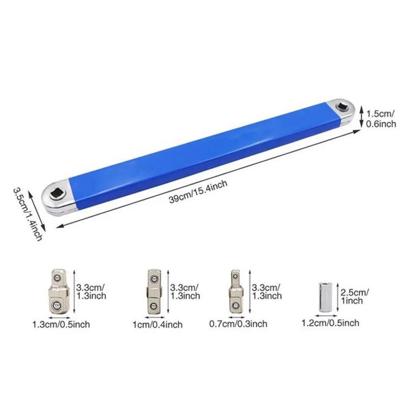 Clé d'extension professionnelle à décalage zéro, outil d'espace serré 1/2 "1/4" 3/8 "pour la réparat