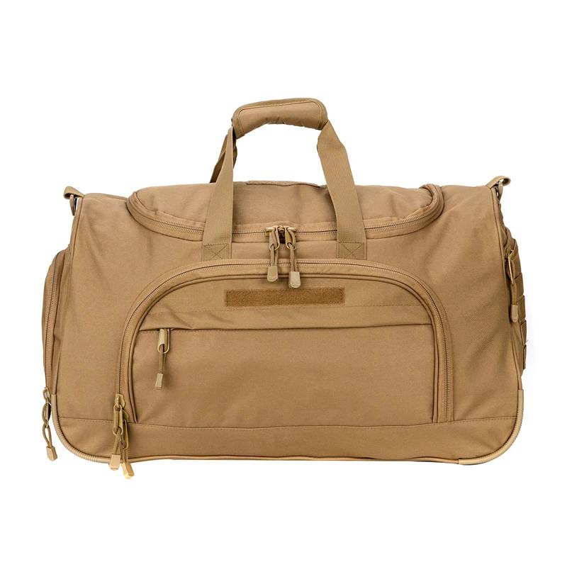 Sacs de sport de voyage 50L, sac de sport pliable, bagages à main, sac de sport avec compartiment à 