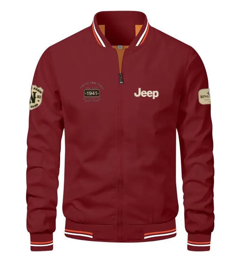 Nouvelles vestes à col de baseball Jeep 2026 de haute qualité pour le printemps et l'automne, hauts 