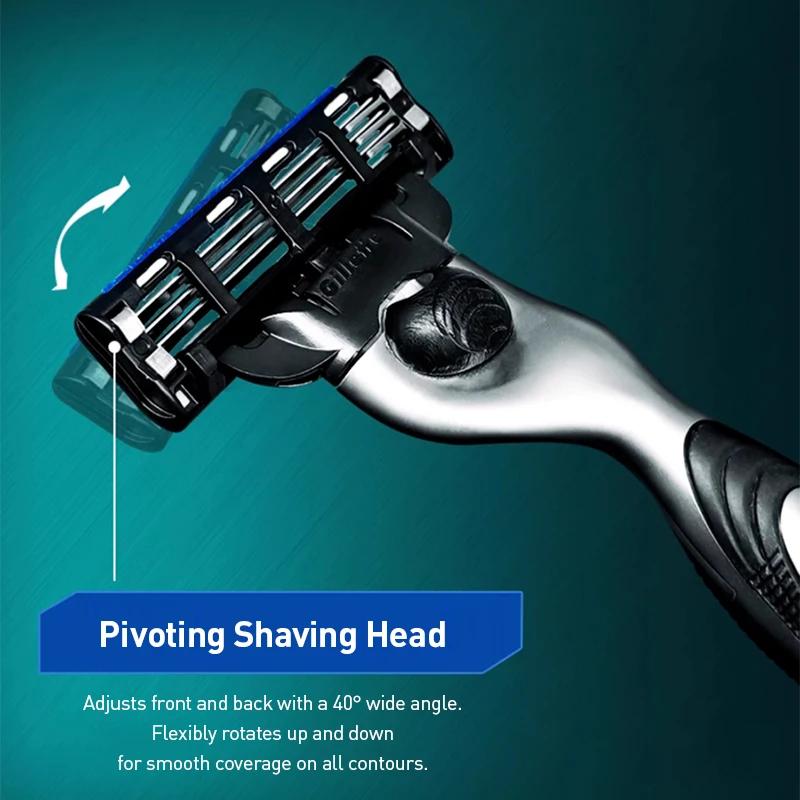 Lames de rasoir Gillette Mach 3 Refilis Classic Lame à 3 couches Remplacement de rasoir
