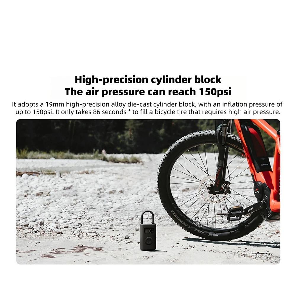 Nouveau compresseur d'air gonflable MIJIA 2D 2000mAh, pompe à air portable 2D pour vélo, voiture, mo