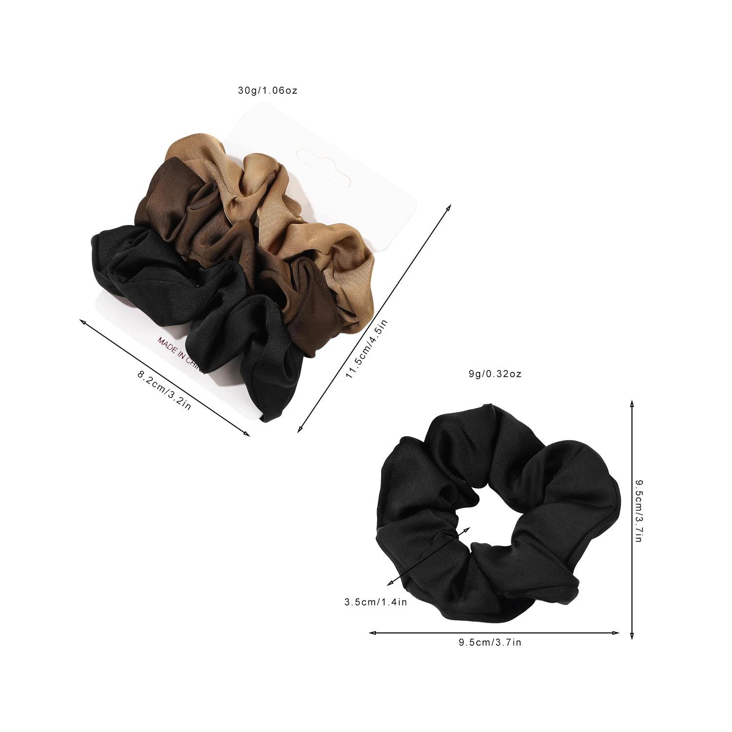 Chouchous en Satin élégants pour femmes, plus doux que les bandes élastiques, corde à cheveux pour f