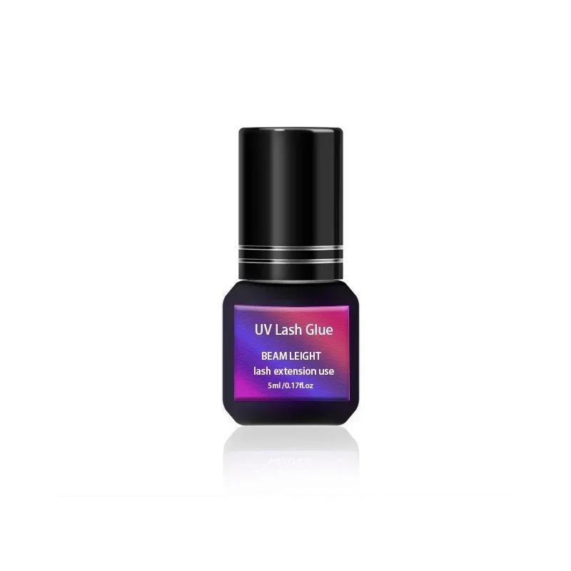 3HI-Colle à Cils UV Transparente, Gel Doux à vaccage Rapide, Outils Adhésifs, Fournitures d'Extensio