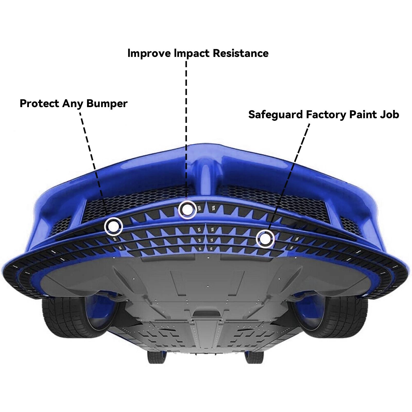 8 pièces SPORT universel voiture pare-chocs avant garde châssis anti-rayures anti-dérapant Kit gratt