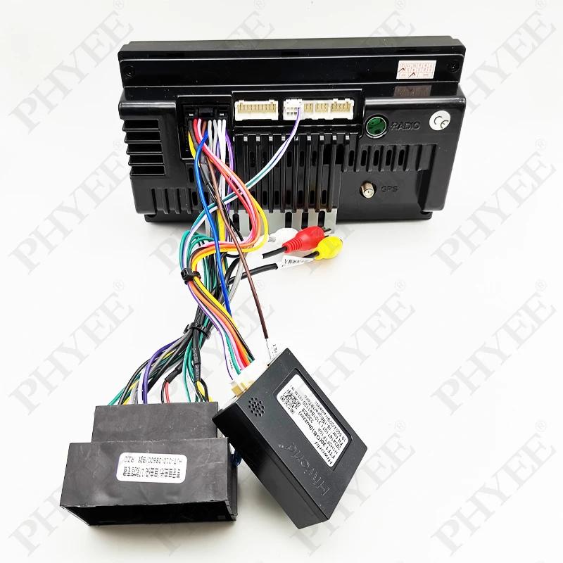 Décodeur de bus CAN de harnais 52 broches, rétention SWC RCA P&P 16 broches Android, pour Fiat 500 5