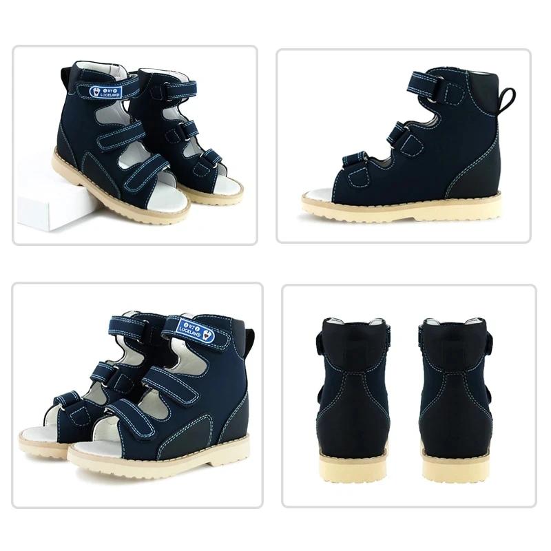 Sandales d'été Orth4WD pour enfants, chaussures médicales pour bébés garçons, pieds plats avec semel