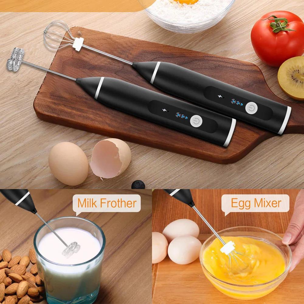 Mousseurs à lait électriques USB mélangeur électrique portatif avec Mini cafetière fouet mélangeur p