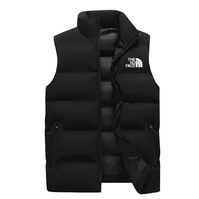 Veste à manches longues pour hommes - manteau sans manches élégant - manteau d'hiver imperméable à f
