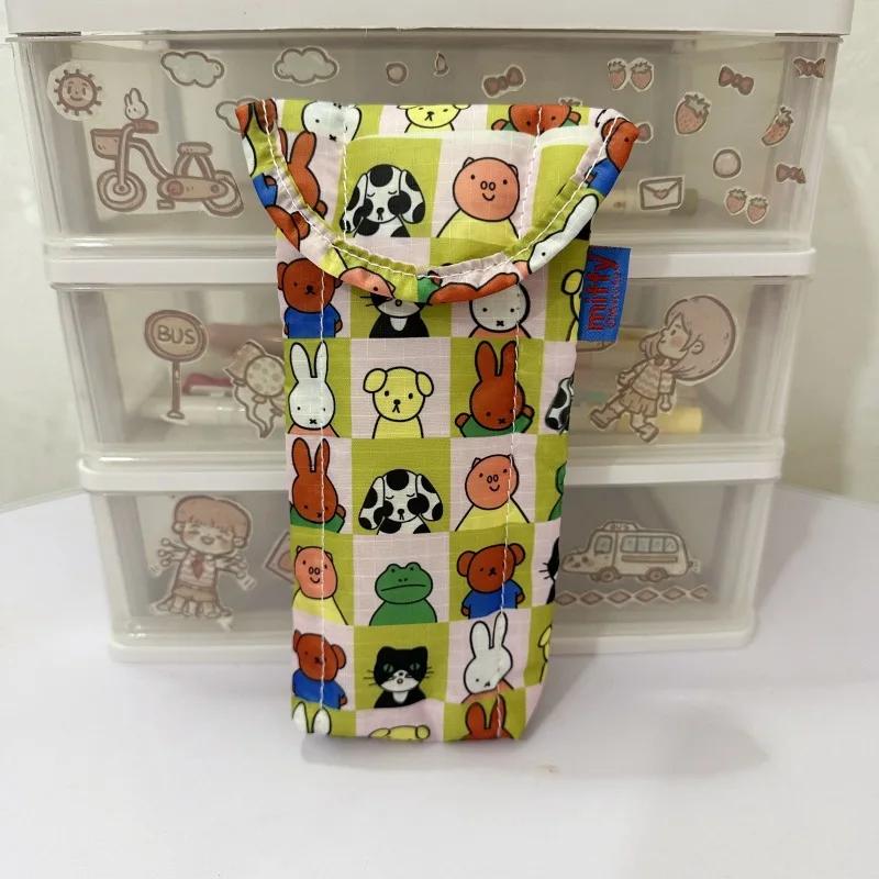 Kawaii Miffy lunettes sac de rangement mignon lapin lunettes de soleil dessin animé lunettes de sole