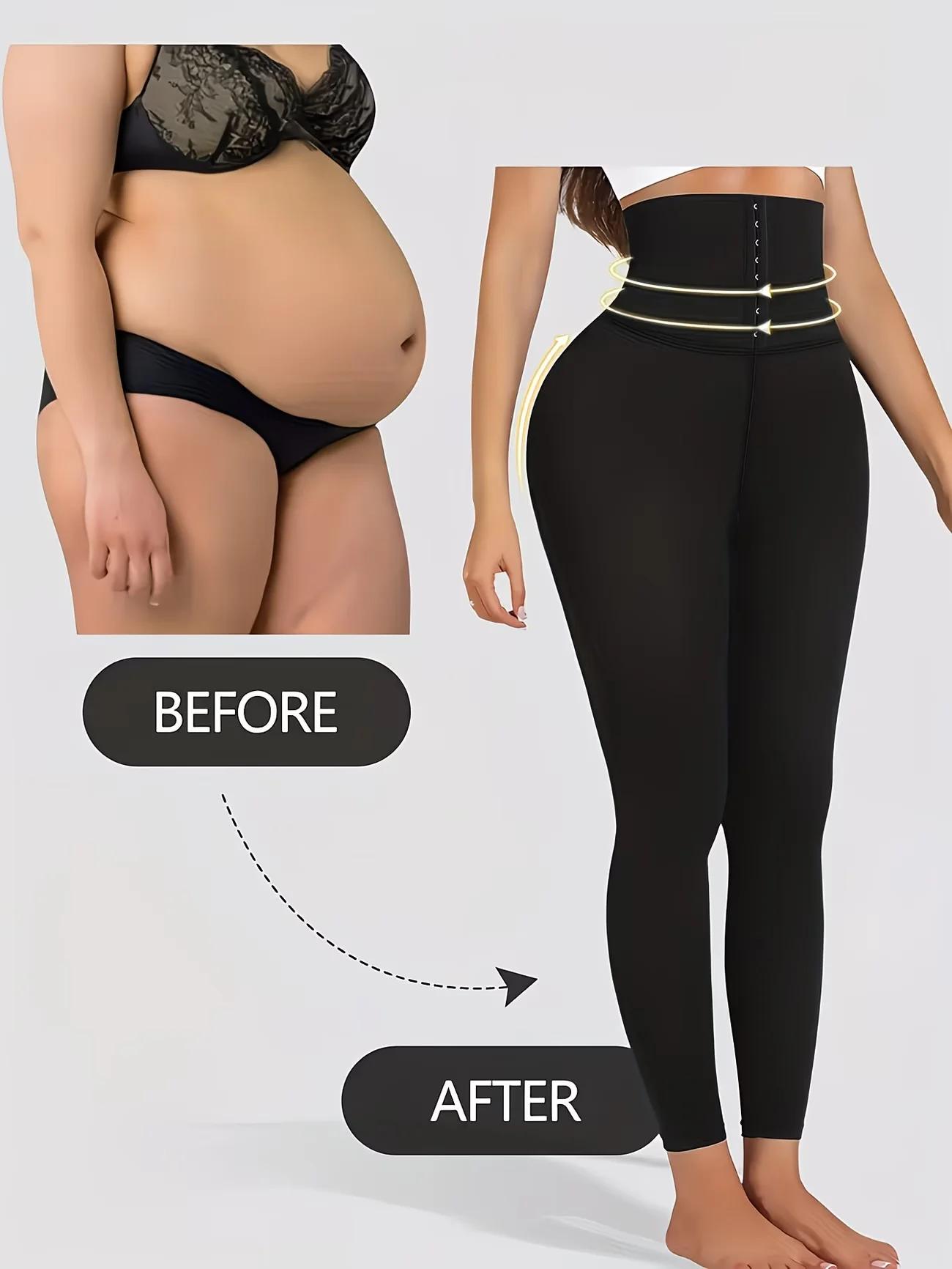 Legging sculptant taille haute pour femme, effet ventre plat et rehaussement des fesses, extensible,