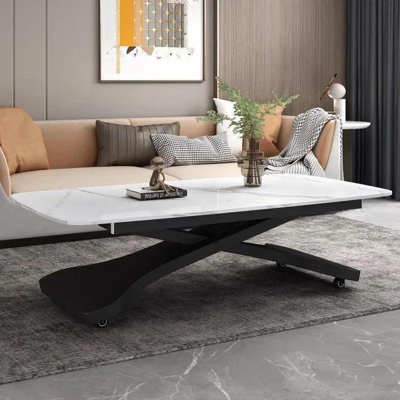 Table basse à usage touristique, table à manger domestique, levage mobile, moderne, simple, petit ap