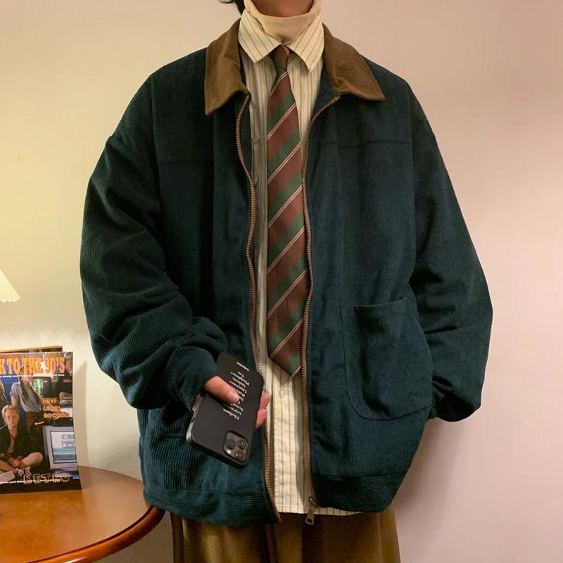 Style américain Vintage 2025 hommes Bomber veste coupe-vent manteaux à glissière automne lâche Cargo