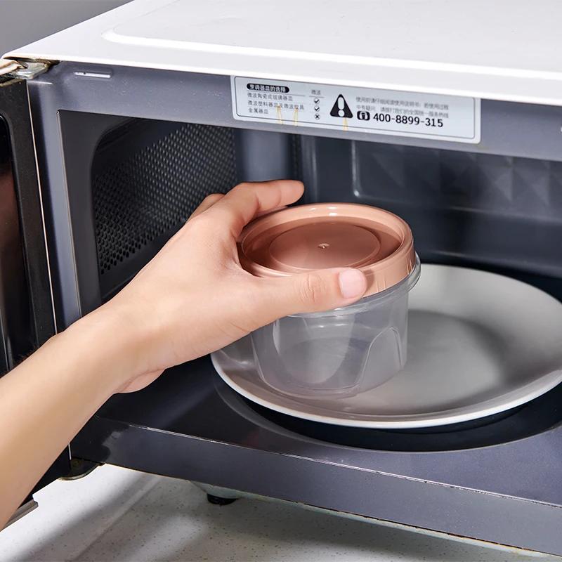 Boîte ronde de conservation des aliments frais de 500ml, 8 pièces, réfrigérateur de cuisine, contene