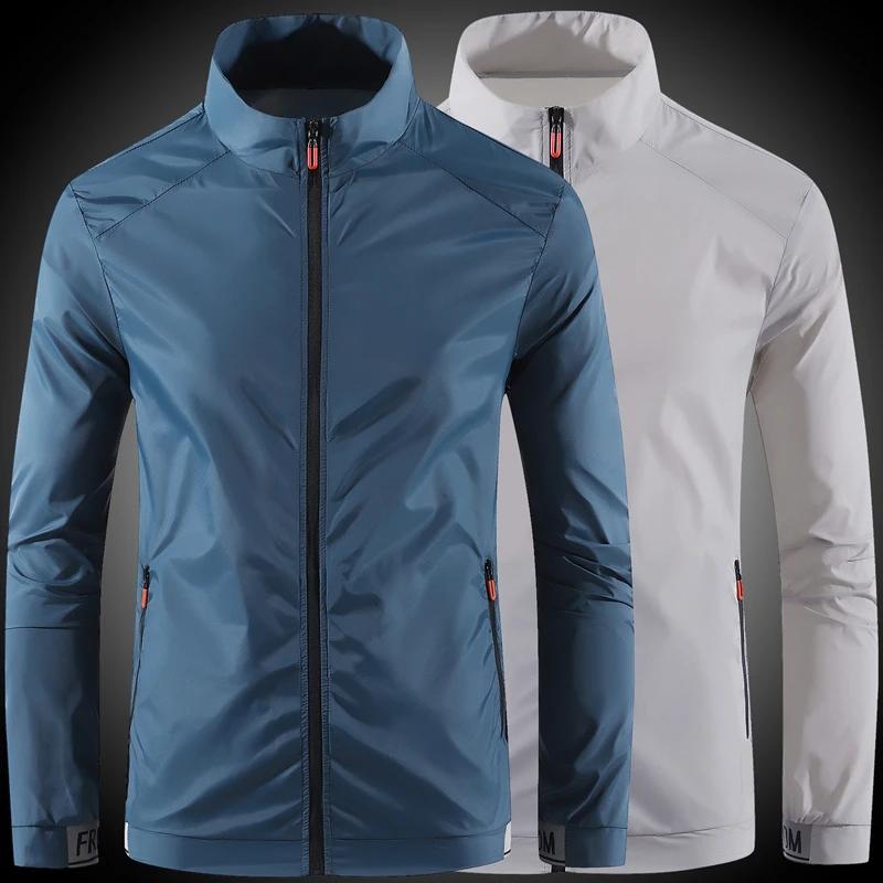 Vêtements de protection solaire pour hommes, ultra-fin, respirant, en soie glacée, tendance, résista