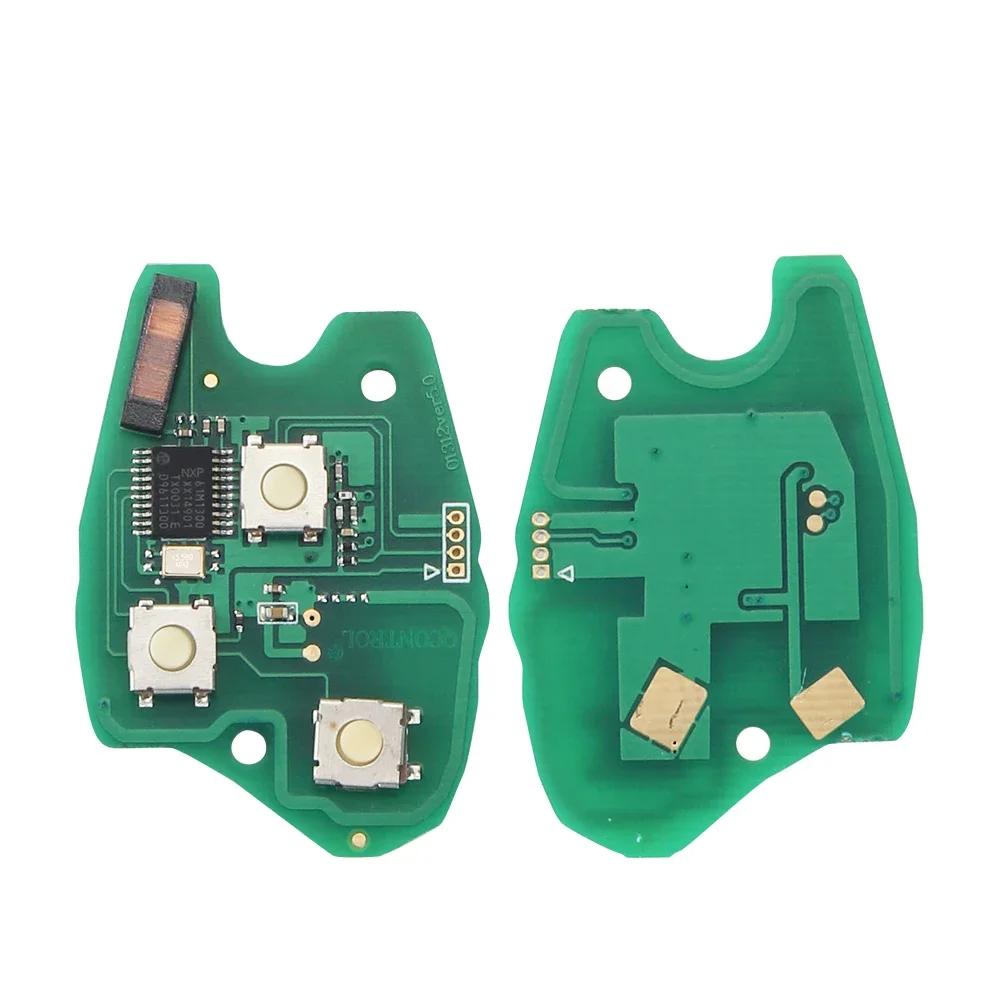 KEYYOU pour Renault Clio Kangoo Master Modus Logan Twingo Fob ID46 PCF7946/PCF7947/4A puce 434MHz 3