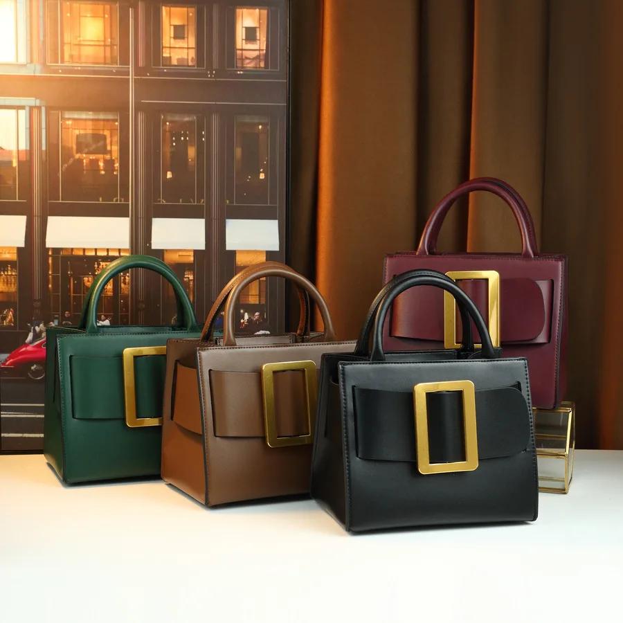 Sac à langer chic et minimaliste pour femme, grand sac fourre-tout de luxe en cuir élégant, sac band