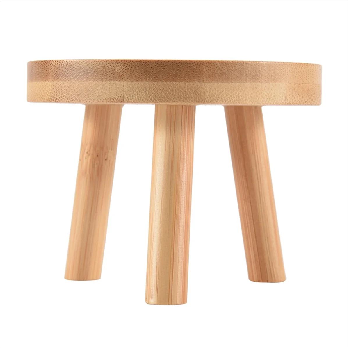Support de plante en bois pour intérieur et extérieur, support de base de pot de fleur, tabouret hau