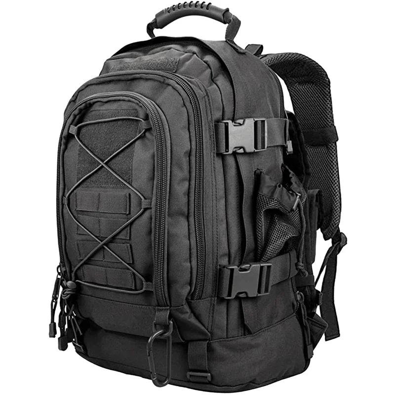 Sac à dos tactique pour hommes 60L sac à dos d'assaut Molle robuste étanche grande capacité sac anti