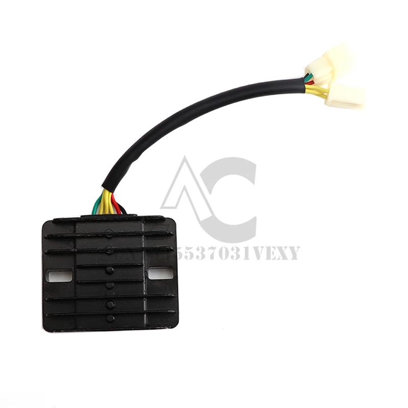 Redresseur Sochi Performance 12V, 6 Fils 6 Câbles DC, Tension Noire, pour Dean 6, 150cc, 200cc, 250c