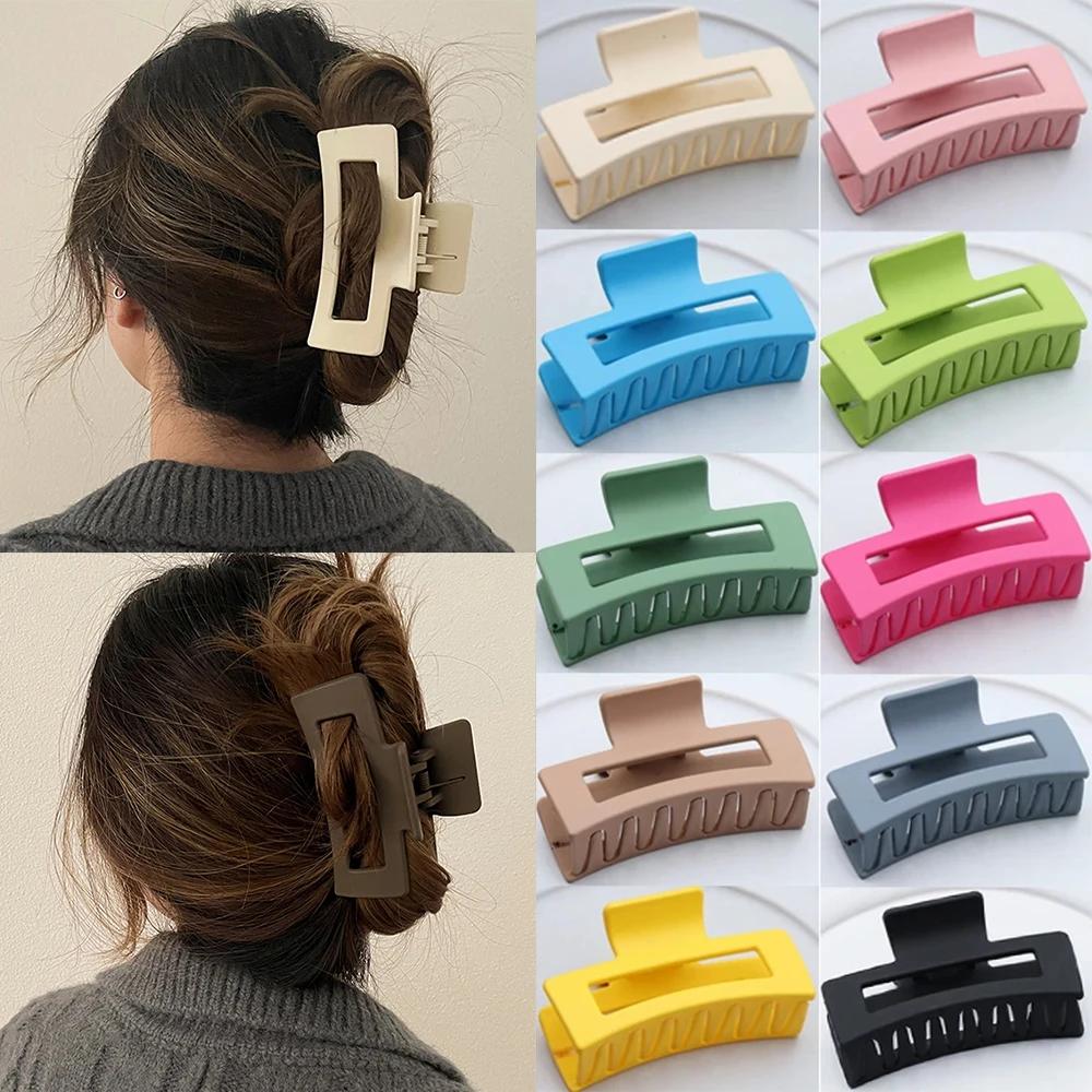 Pinces à cheveux en plastique pour femmes et filles coréennes, couvre-chef, épingle à cheveux de gra