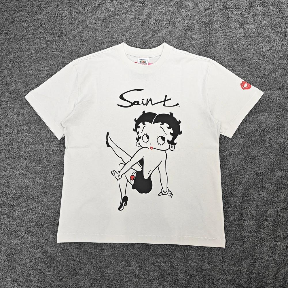 Yao mode Saint de Michael Streetwear Vintage Baggy surdimensionné conception commune graphiques impr