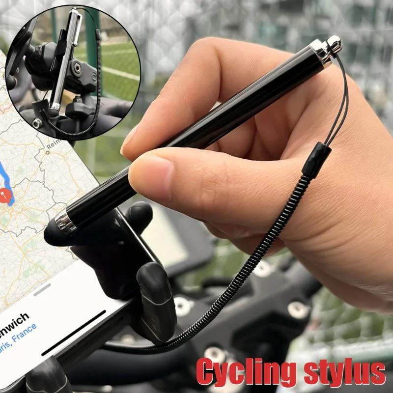 Stylet capacitif universel pour écran tactile de moto, stylo de peinture, stylet résistif avec corde