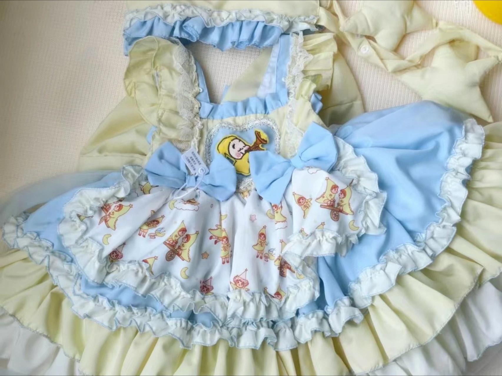 Robe de Soirée Lolita pour Filles Star Man, Robe de Mariage pour Filles de 3 à 10 Ans, Costume de Bo