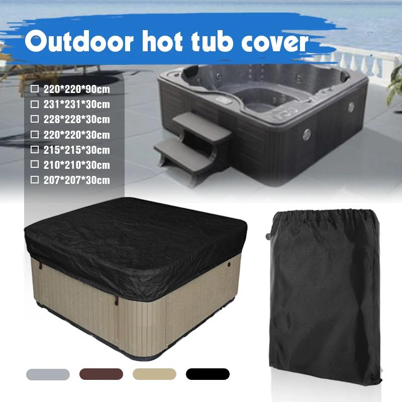 Baignoire piscine étanche extérieure chute feuilles protecteur couverture jardin cour Anti-UV protec