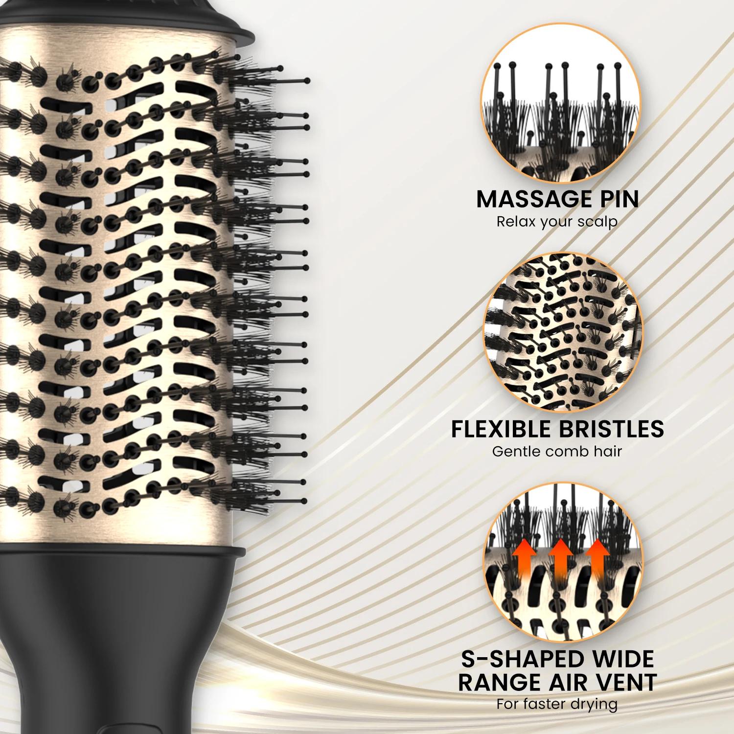 LISAPRO brosse à Air chaud en une étape et volumateur PLUS 2.0 sèche-cheveux et coiffeur nouvelle br