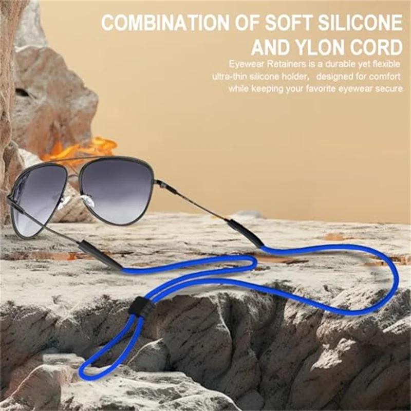 Sangle de lunettes de sport, support de lunettes de soleil pour hommes et femmes, retenue de lunette
