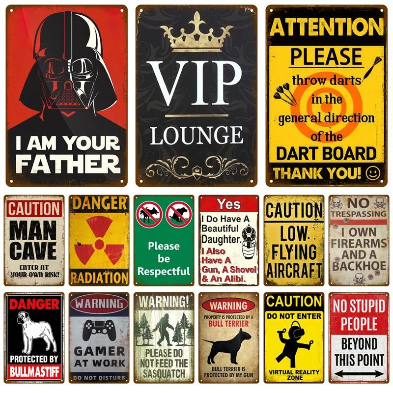 Panneau métallique d'avertissement d'avertissement pour panneaux de sécurité, Danger, méfiez-vous, P