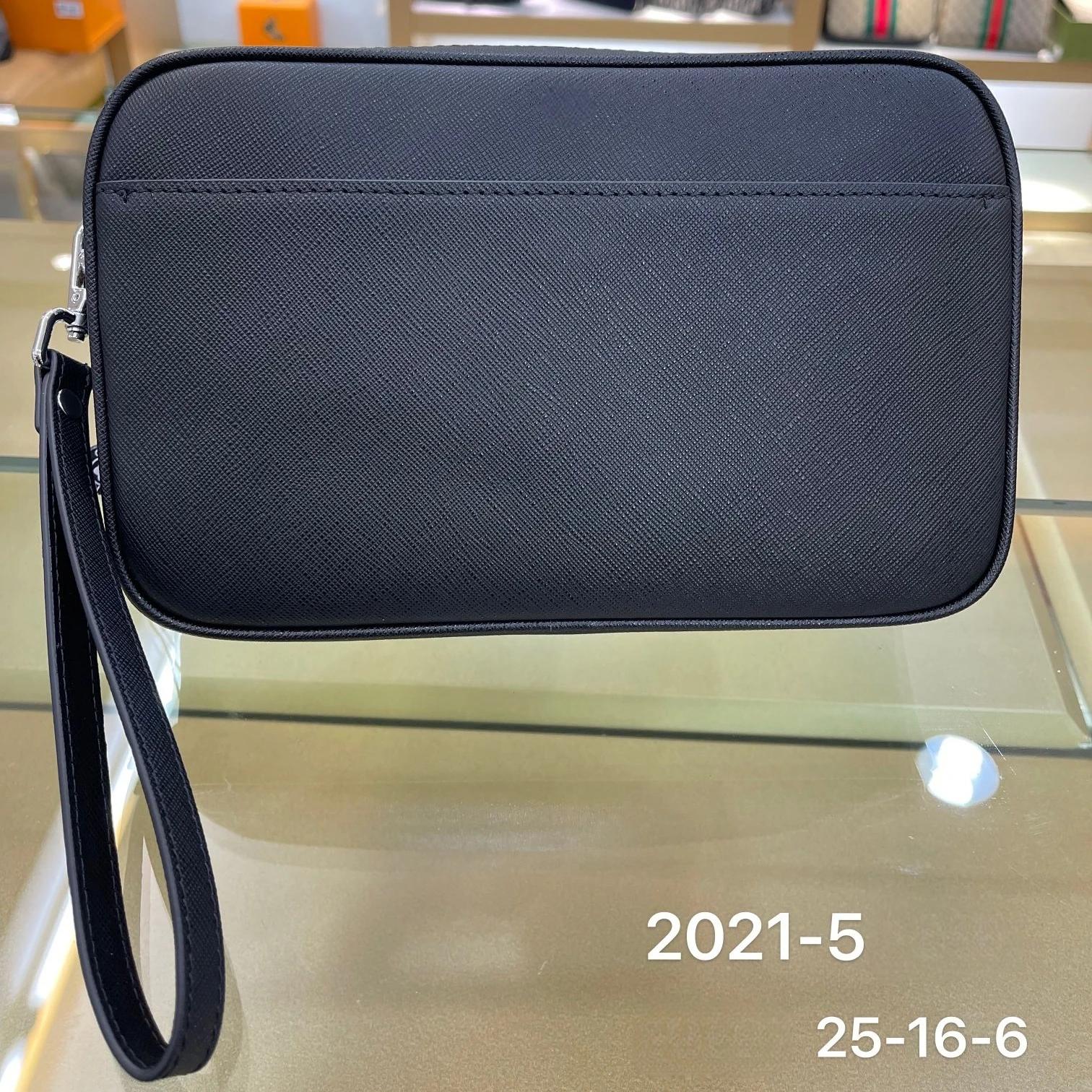 Sacs pour hommes de marque de luxe 2101-5, sacs à main en cuir faits à la main, motif signature espa