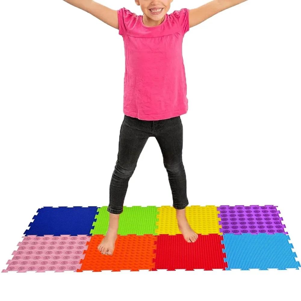 Polymères d'entraînement mentaires oriel tactile pour enfants, coussin d'acupression, coussin de pre