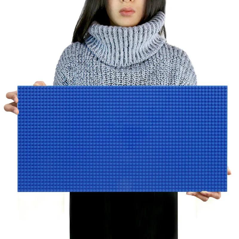 Panneau mural de blocs de construction 32x64 points, plaque de base en brique créative DIY Compatibl