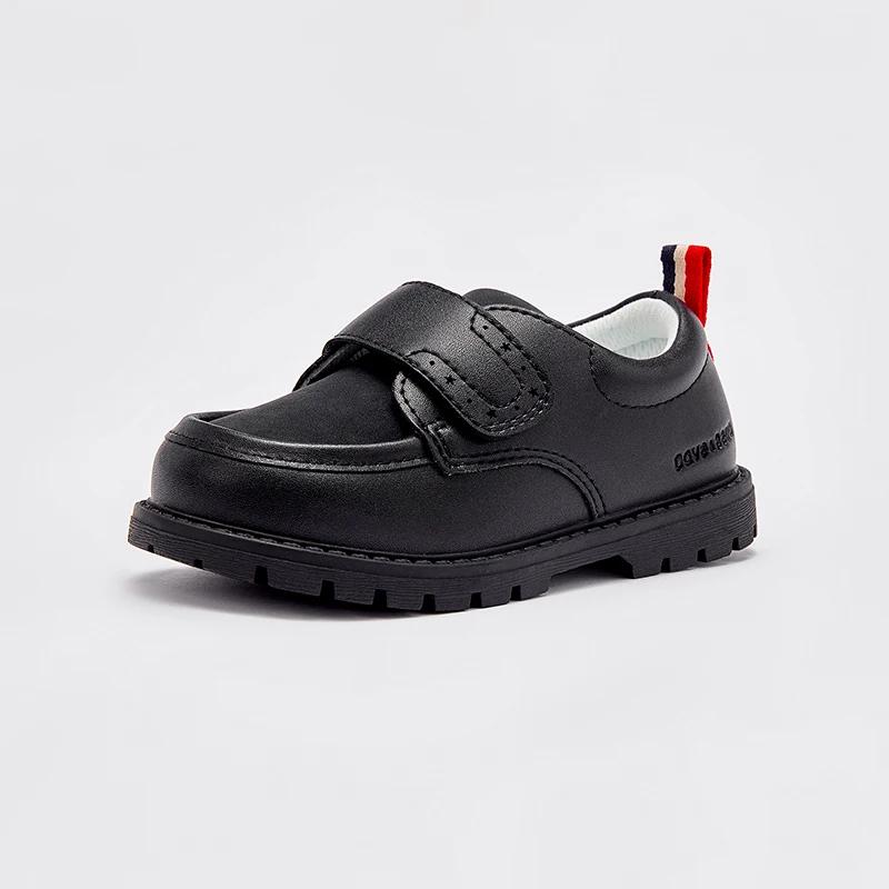 MACKKids-Chaussures en cuir respirantes pour enfants, plates, noires, beiges, princesse, filles, gar