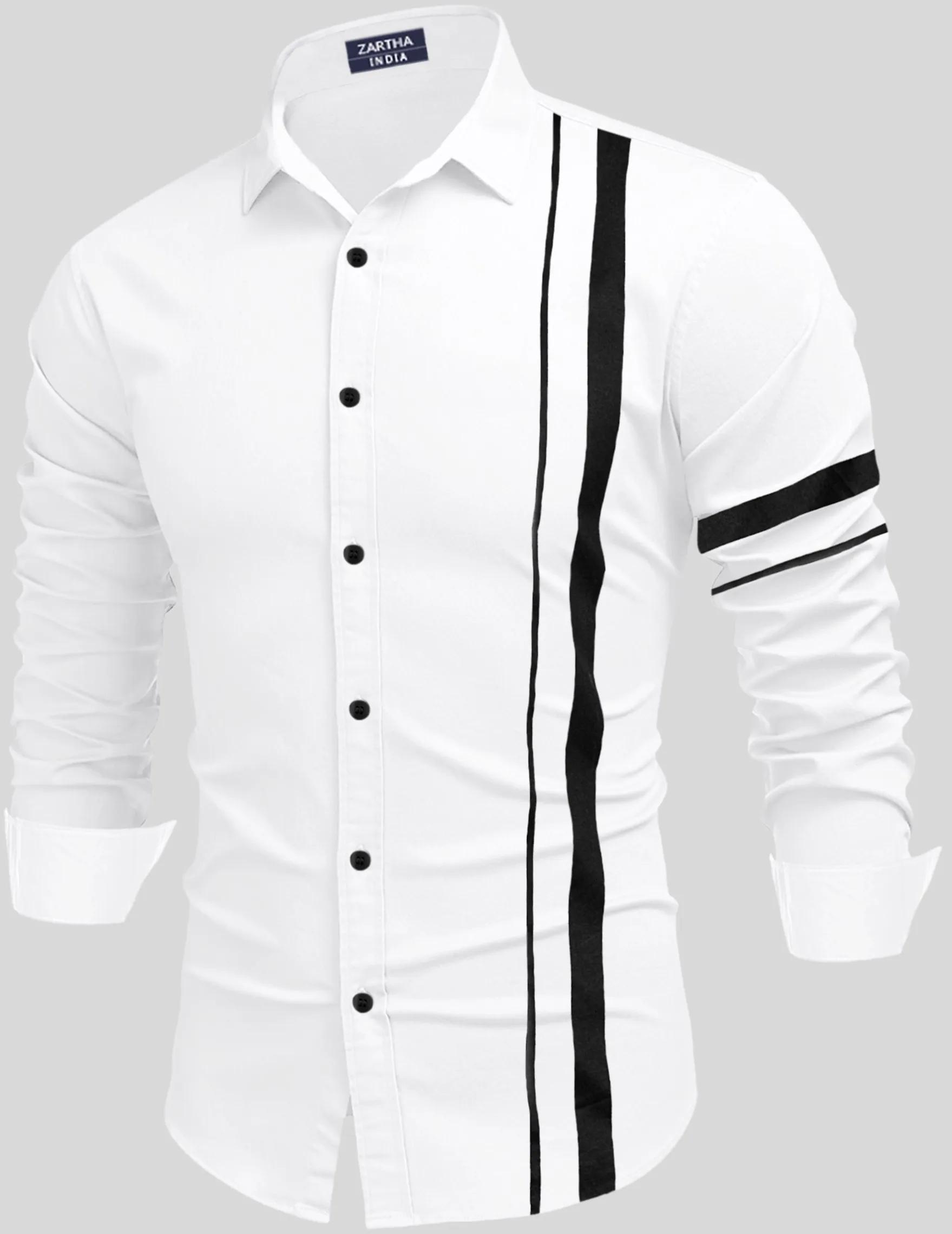 Printemps nouvelle chemise pour hommes impression 3d tout-match ligne impression à manches longues c