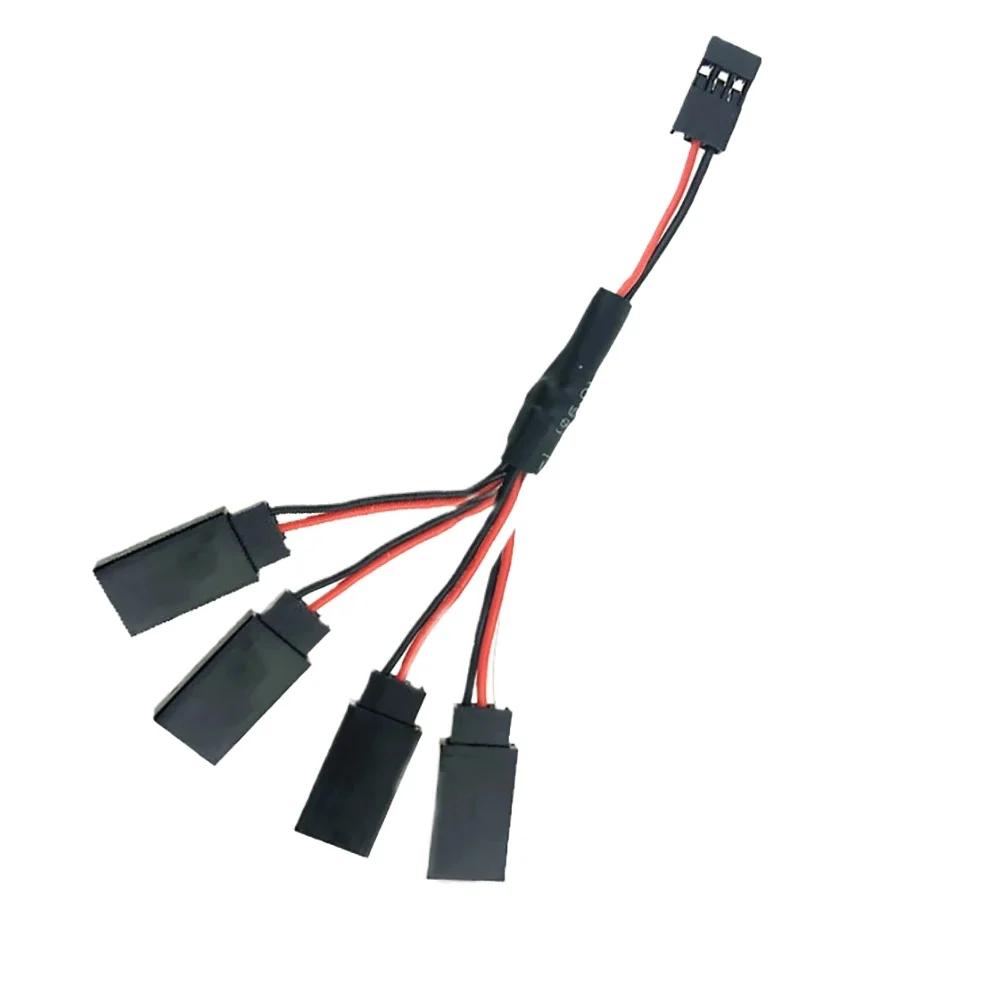 1 pièces 20/30/50cm 1to1/ 1to2/ 1to3/ 1to4 câble d'extension Servo RC Futaba 3 broches JR séparateur