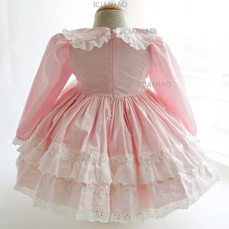 Robe Lolita de printemps pour fille, tenue de princesse espagnole pour anniversaire de bébé, robe de