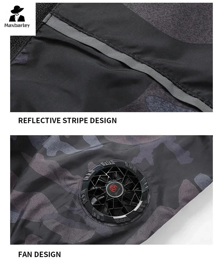 Veste de refroidissement en fibre de bois pour vêtements d'extérieur, glaçure d'été cool, portable, 