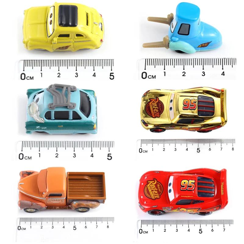 Disney Pixar Cars Voiture 2 3 mini Mater Shérif Lizzie Guido Luigi Lightning McQueen Alliage Métal M