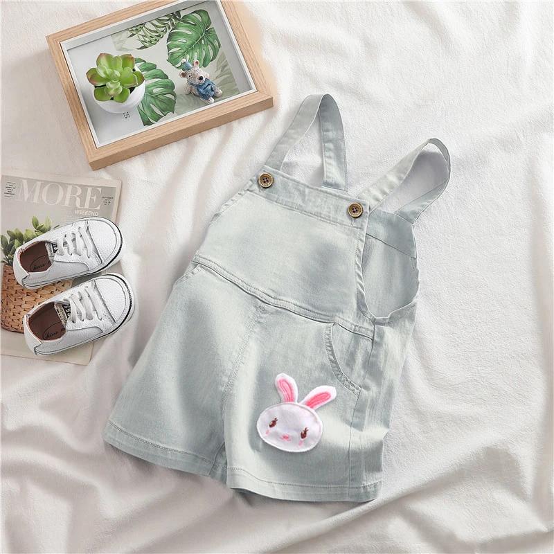 IENENS été enfants bébé garçons pull pantalon Denim vêtements Shorts jean salopette enfant en bas âg