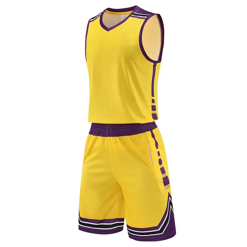Combinaisons de basket-ball sportives, chemises de sport de course en plein air, short en Y, fitness